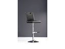 T-1214 Modern Black Leatherette Adjustable Bar Stool