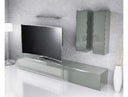 Modena Grey Entertainment Center w/ LED Lighting