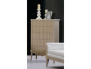 Waterfall Transitional Beige 5-Drawer Chest