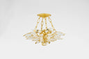 Gold Leaf Vittoria Semi Flush 18" by Corbett Lighting, view 3