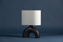 Ceramic Earth Charcoal Valhalla Table Lamp 15" by Hudson Valley, view 4