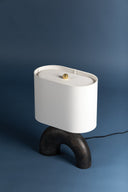 Ceramic Earth Charcoal Valhalla Table Lamp 15" by Hudson Valley, view 9
