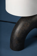 Ceramic Earth Charcoal Valhalla Table Lamp 15" by Hudson Valley, view 2