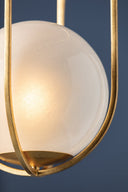Vintage Gold Leaf Verbank Lantern 13.75" by Hudson Valley, view 2