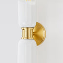 Aged Brass Wasson Wall Sconce 4.75" by Hudson Valley, view 2