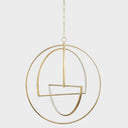 Aged Brass Welland Chandelier 40" by Hudson Valley, view 2