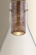 Patina Brass West Hill Pendant 13.75" by Hudson Valley, view 5