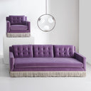 Wright Lounge Chair with Bullion Fringe