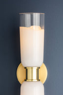 Aged Brass Wasson Wall Sconce 4.75" by Hudson Valley, view 7