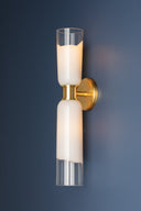 Aged Brass Wasson Wall Sconce 4.75" by Hudson Valley, view 4