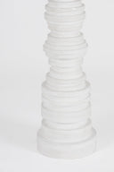 Ceramic Gloss Ivory Wayzata Floor Lamp 24" by Hudson Valley, view 4