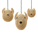 Wicker Blowfish Small Pendant