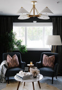Aged Brass Williamsburg Chandelier 46" by Hudson Valley, view 2