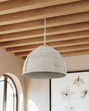 White Plaster Woodlawn Pendant 28.5" by Hudson Valley, view 2