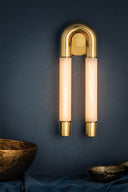 Vintage Polished Brass Zeme Wall Sconce 6.5" by Corbett Lighting, view 4