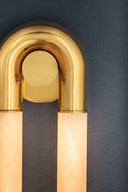 Vintage Polished Brass Zeme Wall Sconce 6.5" by Corbett Lighting, view 5