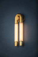 Vintage Polished Brass Zeme Wall Sconce 6.5" by Corbett Lighting, view 3