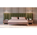 Calabria Modern Walnut Mirror