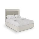 Love Storage Bed - Queen - Matte Pearl by Caracole