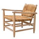 Woven Seagrass Lounge Armchair Elliott