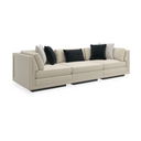 Fusion Sectional - 3-Piece Sofa - Simply Black by Caracole, view 2