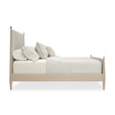 Unity Bed - Queen - Sun Drenched Oak, Lucent Bronze Metallic Metal by Caracole, view 3