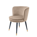 Velvet Swivel Dining Chair Grenada