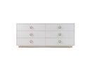 Victoria - Modern White Crocodile Dresser