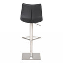 Aaron - Modern Black Eco-Leather Bar Stool