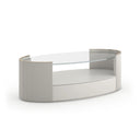 Love Oval Cocktail Table - Matte Pearl