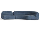 Forman - Modern Blue Fabric Modular Sectional Sofa
