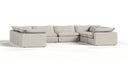 Garman - Modern Light Grey Modular Sectional Sofa