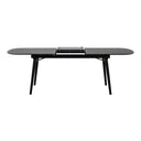Addax - Modern Black Extendable Dining Table