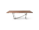 Adler - Modern Black Glass Extendable 63"/94.5" Dining Table