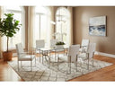 Adler - Modern Black Glass Extendable 63"/94.5" Dining Table