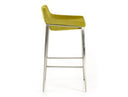 Adhil Mid-Century Green Fabric Bar Stool