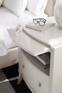 Love Nightstand - 22" - Matte Pearl by Caracole, view 2