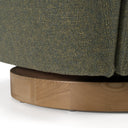 Agatha - Modern Hemp Fabric Swivel Accent Chair