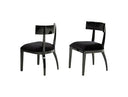 Alek - Modern Black Dining Chair (Set of 2)