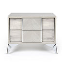 Alexa Italian Modern Grey Nightstand