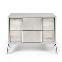 Alexa Italian Modern Grey Nightstand