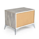 Alexa Italian Modern Grey Nightstand