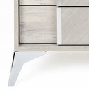 Alexa Italian Modern Grey Nightstand