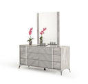 Alexa Italian Modern Grey Nightstand