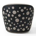 Allis - Glam Grey and Black Fabric Swivel Accent Chair