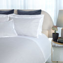 Pair of Oxford Pillowcases Luna zip