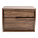 Amberlie - Modern Walnut Nightstand