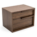 Amberlie - Modern Walnut Nightstand