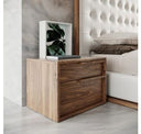 Amberlie - Modern Walnut Nightstand