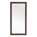 Amberlie - Modern Walnut Floor Mirror